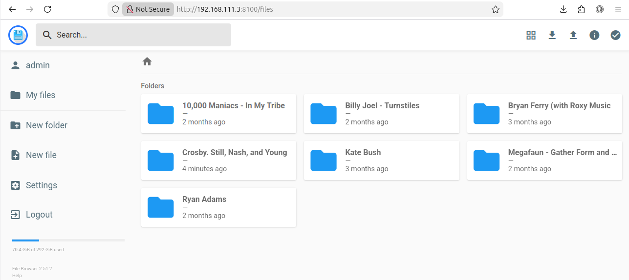 FileBrowser screenshot